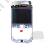 Előlap BlackBerry 9790 Onyx III. (érintő,kerettel funkció billentyűzettel) fehér