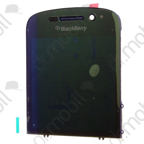 LCD kijelző BlackBerry Q10 (érintőpanel, átvezető fóliával) fekete