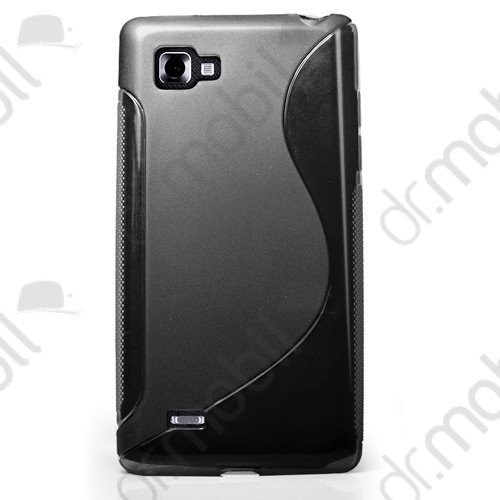 Tok telefonvédő szilikon LG P880 Optimus 4X HD S-line fekete