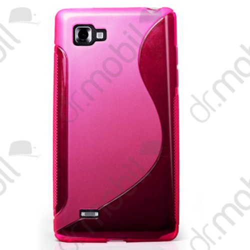 Tok telefonvédő szilikon LG P880 Optimus 4X HD S-line rózsaszín