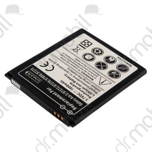 Akkumulátor Samsung GT-S7275 Galaxy Ace 3 LTE 1800 mAh Li-iON B105BE kompatibilis (csak LTE változathoz)