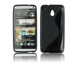 Tok telefonvédő szilikon HTC One Mini (M4) TPU hátlap tok S-line fekete