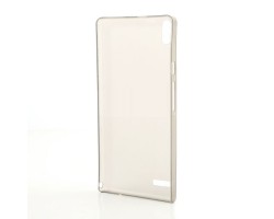 Műanyag telefonvédő Huawei Ascend P6 ultra vékony műanyag hátlap (0.3mm) fehér