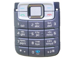 Billentyűzet Nokia 3110 Classic (2007) (görög kiosztás) szürke
