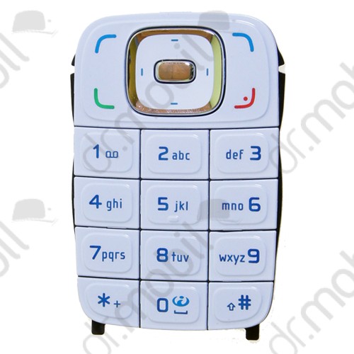 Billentyűzet Nokia 6131 fehér