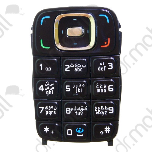 Billentyűzet Nokia 6131 (arab kiosztás) fekete