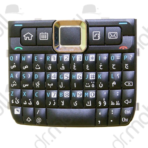 Billentyűzet Nokia E71 (arab kiosztás) fekete