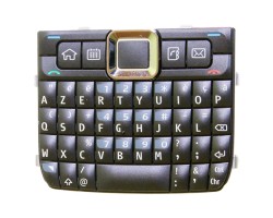 Billentyűzet Nokia E71 (AZERTY) szürke