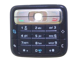 Billentyűzet Nokia N73 fekete