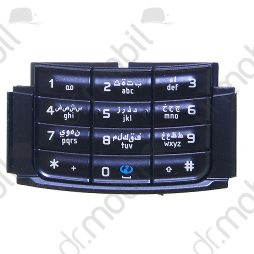 Billentyűzet Nokia N95 8GB numerikus (alsó) (arab kiosztás) fekete 
