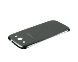 Akkufedél Samsung GT-I9305 Galaxy S III. LTE (Samsung Galaxy S3) hátlap szürke