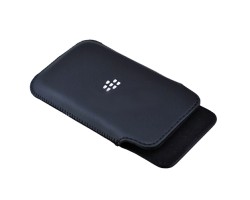 Tok álló fekete BlackBerry Z10 bőr (pouch) fekete cs.nélkül