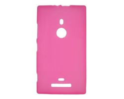Tok telefonvédő szilikon Nokia Lumia 925 rózsaszín - matt 