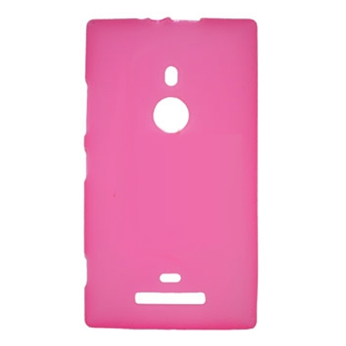 Tok telefonvédő szilikon Nokia Lumia 925 rózsaszín - matt 