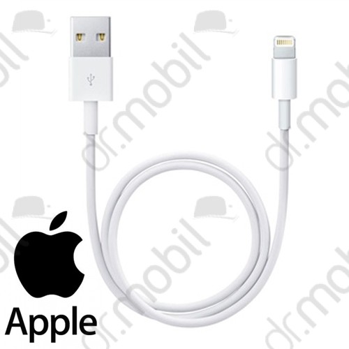 Adatátvitel adatkábel és töltő Apple iPhone 5S (Lightning 8pin, 0.5m) MD818FE/A