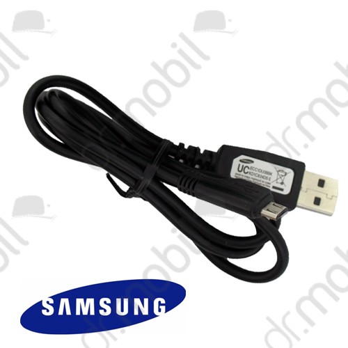 Adatátvitel adatkábel és töltő Samsung GT-S6810 Galaxy Fame (microUSB) ECC1DU0BBK fekete