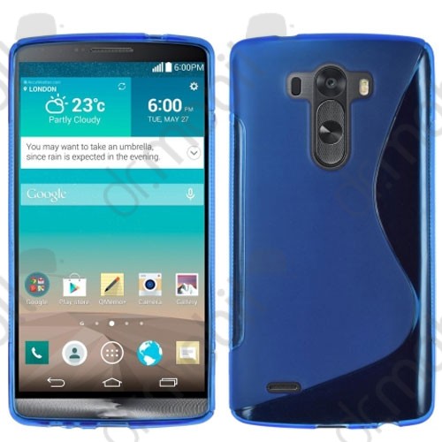 Tok telefonvédő szilikon LG G3 (D855) S-line tpu kék