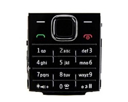 Billentyűzet Nokia X2 fekete 9791D56