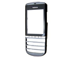 Előlap Nokia 300 Asha (érintő, előlap keret, funkció billentyűzet)