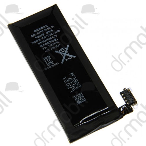 Akkumulátor Apple iPhone 4 1420mAh Li-Polymer 616-0520