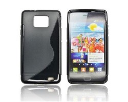 Tok telefonvédő szilikon Samsung GT-I9100 Galaxy S II (Galaxy S2) S-line fekete