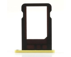 SIM tálca / tartó Apple iPhone 5C sárga (utángyártott)