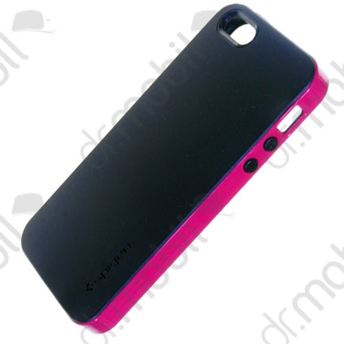 Hátlap tok Apple iPhone 5 / 5S Spigen SGP Neo Hybrid Series light pink - fekete 