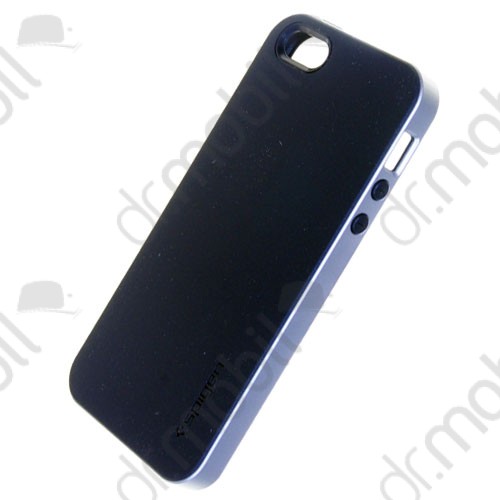Hátlap tok Apple iPhone 5 / 5S Spigen SGP Neo Hybrid Series ezüst - fekete 