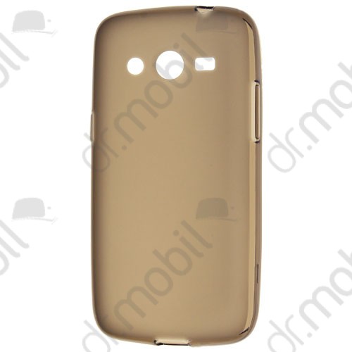 Tok telefonvédő szilikon Samsung SM-G386F Galaxy Core LTE mini átlátszó / füstszín - matt
