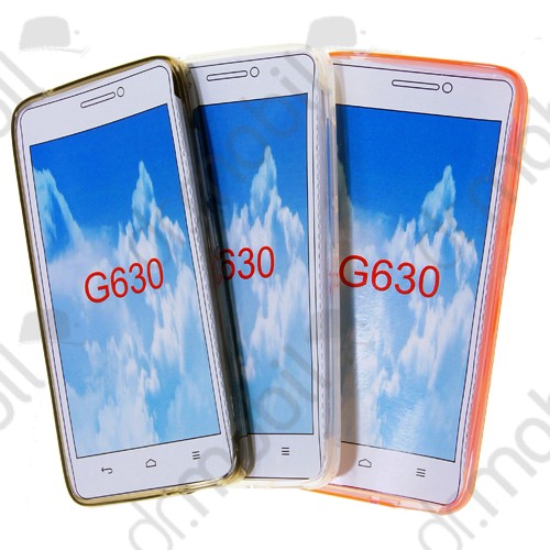 Tok telefonvédő szilikon Huawei Ascend G630 átlátszó fehér matt
