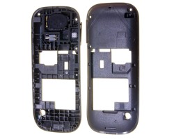 Középrész Samsung GT-E1200 fekete alkatrészes (hangszóró - csengő, rezgőmotor)
