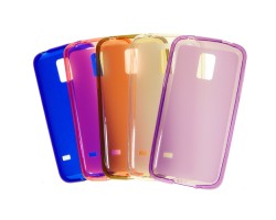 Tok telefonvédő szilikon Samsung SM-G800 Galaxy S V. mini (Galaxy S5 mini) rózsaszín - matt