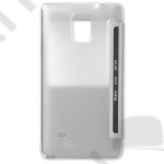 Tok álló flip Samsung SM-N910C Galaxy Note 4. USAMS Viva ablakos bőr fehér (NOTE4FF02)
