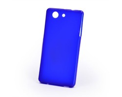 Tok telefonvédő szilikon Sony Xperia Z3 Compact (D5803) kék - matt 