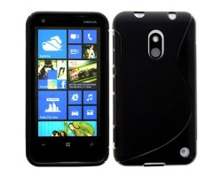 Tok telefonvédő szilikon Nokia Lumia 620 S-line fekete
