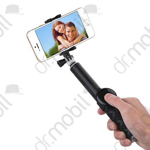 Selfie bot USAMS bluetooth 23-80cm (zöld - fehér kioldó gombbal) (Android / IOS kompatibils)