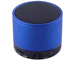 Bluetooth hangszóró S10 kék (kihangosító,fm, mp3 microSD lejátszó)