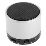 Bluetooth hangszóró S10 ezüst (kihangosító,fm, mp3 microSD lejátszó) 