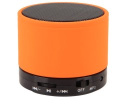 Bluetooth hangszóró S10 narancs - fehér (kihangosító,fm, mp3 microSD lejátszó) 