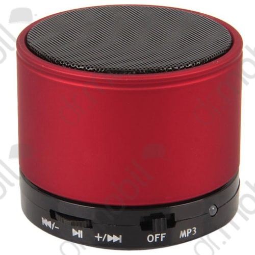 Bluetooth hangszóró S10 matt bordó (kihangosító,fm, mp3 microSD lejátszó) 