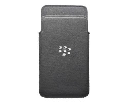 Tok álló fekete BlackBerry Z10 szövet (pouch) sötét szürke HDW-49281-001