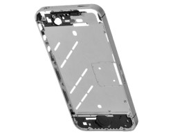 Középrész Apple iPhone 4S ezüst 