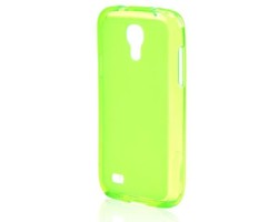 Tok telefonvédő szilikon Samusng GT-i9190 Galaxy S IV. mini (s4 mini) atlatszó zöld/matt