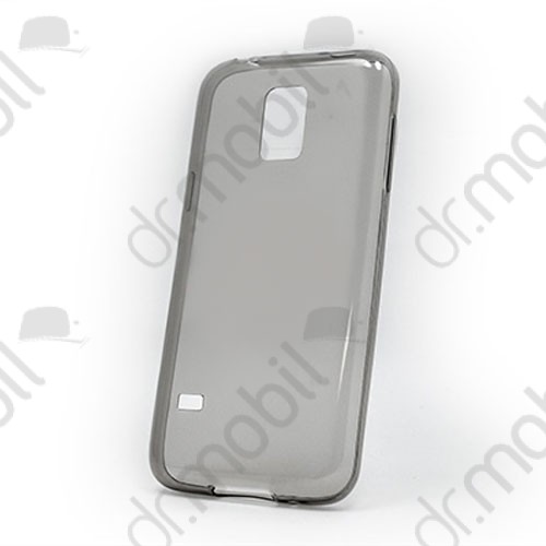 Tok telefonvédő gumi 0,3mm Samsung GT-I9500 Galaxy S IV. (Galaxy S4) ultravékony átlátszó -füst színű