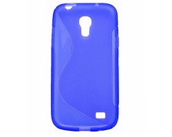 Tok telefonvédő szilikon Samusng GT-i9190 Galaxy S IV. mini (s4 mini) S-line kék