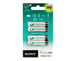 Elem újratölthető ceruza AAA Sony újratölthető 900 mAh AAA micro akkumulátor - 4 db/csomag