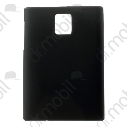 Telefonvédő gumi szilikon BlackBerry Passport fényes fekete