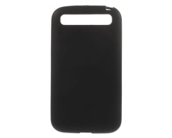 Telefonvédő gumi / szilikon BlackBerry Q20 Classic (fényes keret) fekete