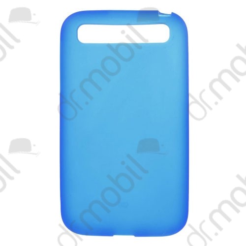 Telefonvédő gumi / szilikon BlackBerry Q20 Classic (fényes keret) átlátszó kék