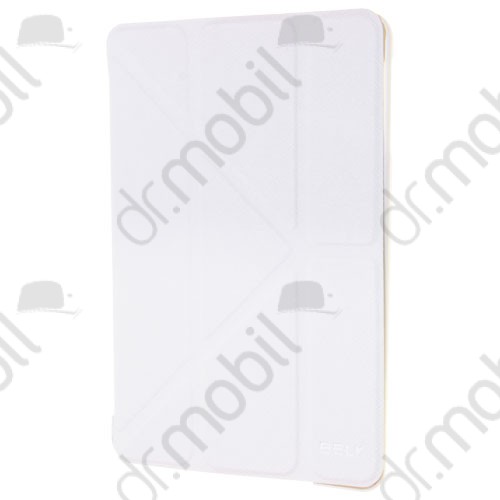 Tok álló Belk iPad Mini (flip, műanyag, asztali tartó funkció, SMART Cover kompatibilis) fehér